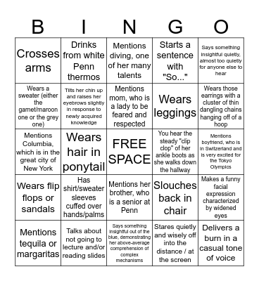 Learning Team Bingo Card