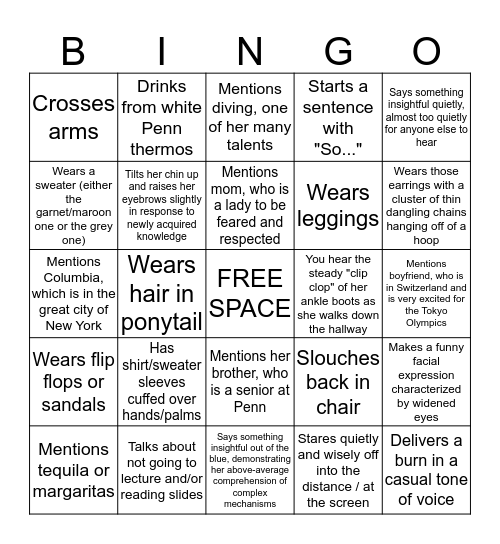 Learning Team Bingo Card