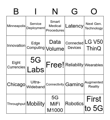 Appreciation Wekk Bingo Card