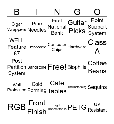 LUMICOR Bingo Card