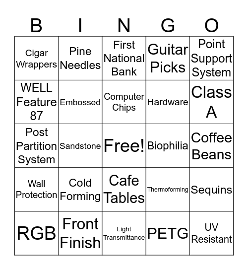 LUMICOR Bingo Card