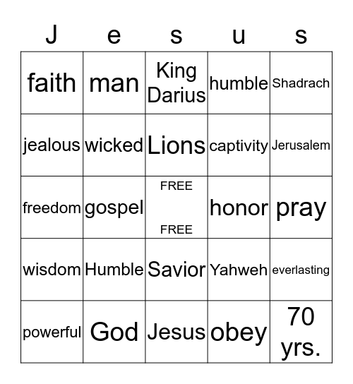 Babylon Bingo Card