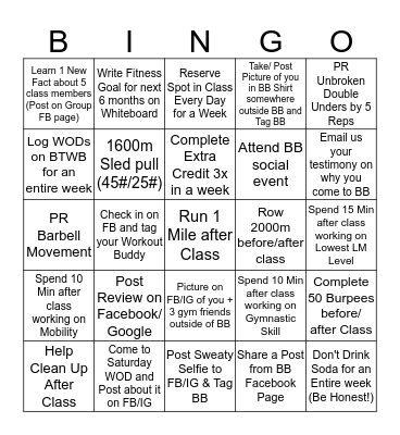 Backbone Bingo Card