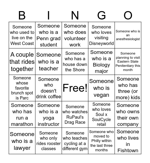 SQUARE SQUAD BINGO!  Bingo Card