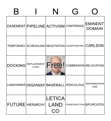EMINENT DOMAIN 2020 Bingo Card