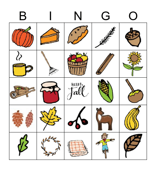 MAVERICK'S FALL BINGO Card