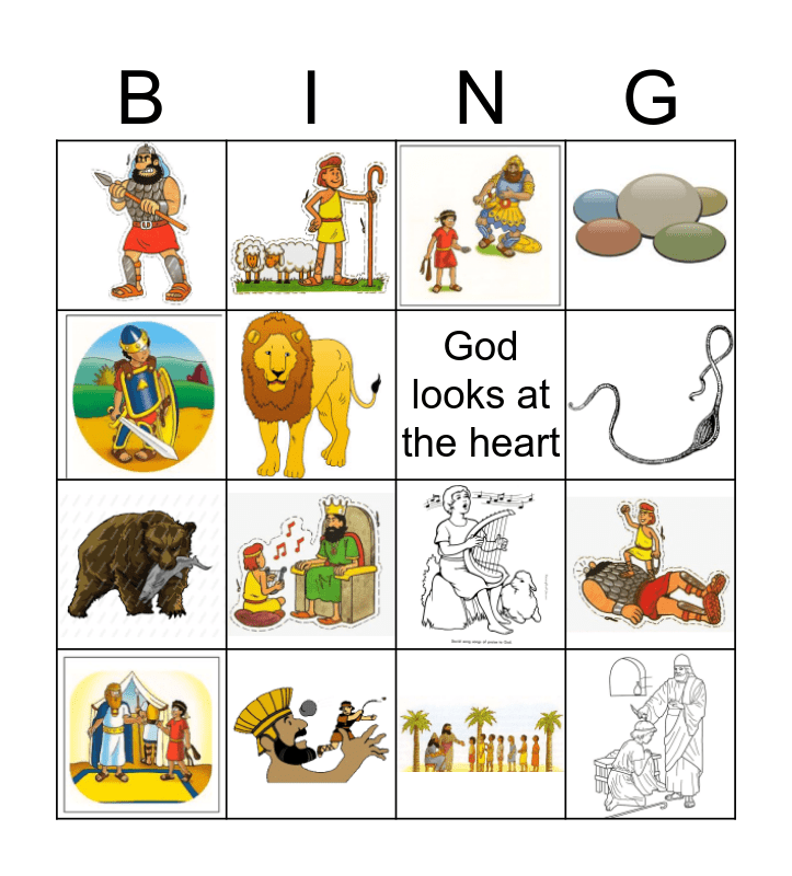 Life of David Bingo Card