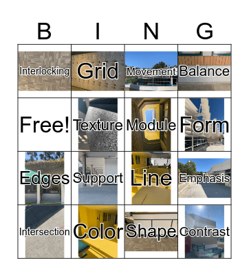 MILKEN ELEMENT BINGO Card