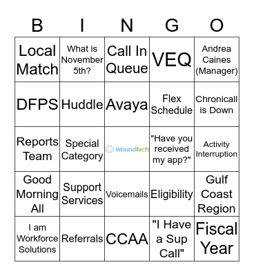 IT'S A BOSS DAY BINGO GAME Bingo Card