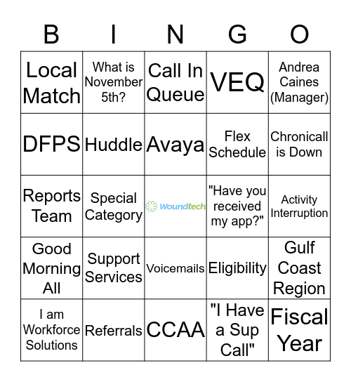 IT'S A BOSS DAY BINGO GAME Bingo Card