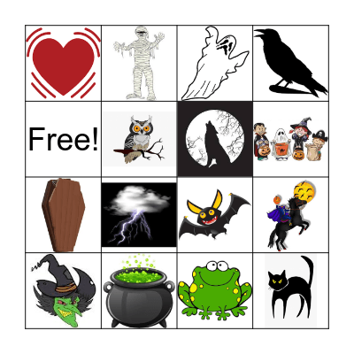 Halloween Bingo Card