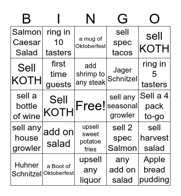 Spooktober Bingo Card