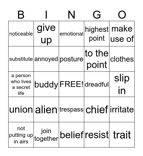 Bingo 7-9 Bingo Card