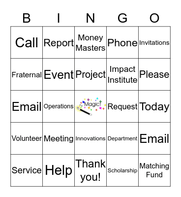 Bibbiddi-Bobbidi-Boo Bingo Card