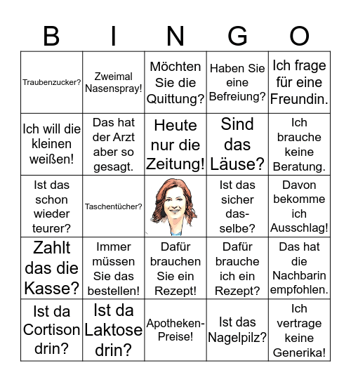 APOTHEKEN Bingo Card