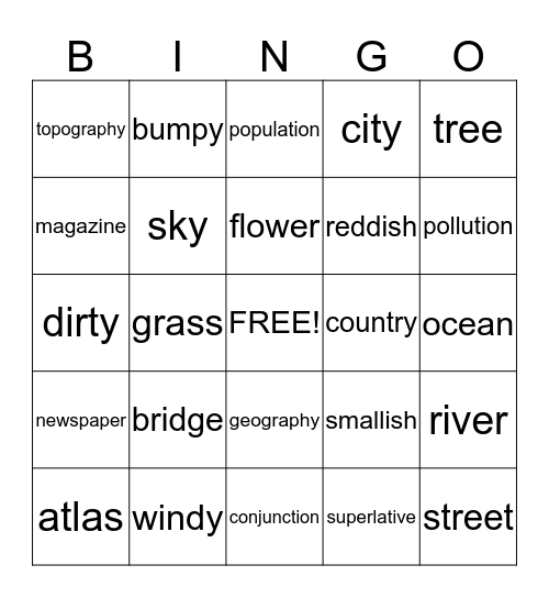 Neighborhood (EA) Bingo Card
