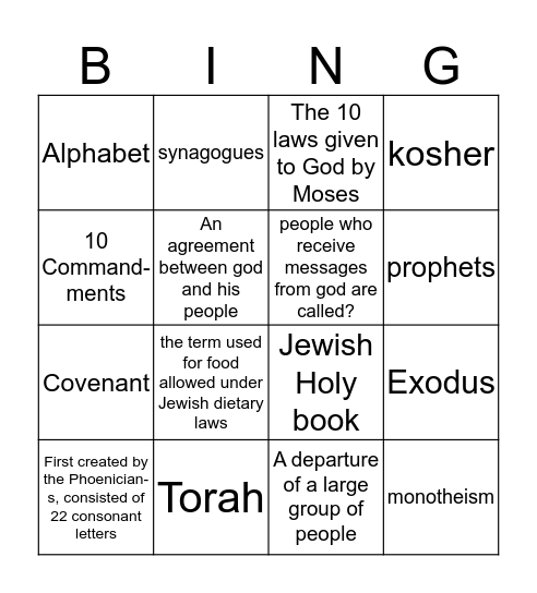 SS-3 Bingo Card