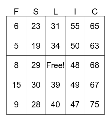 50 Years of Customer Service Bingo Card