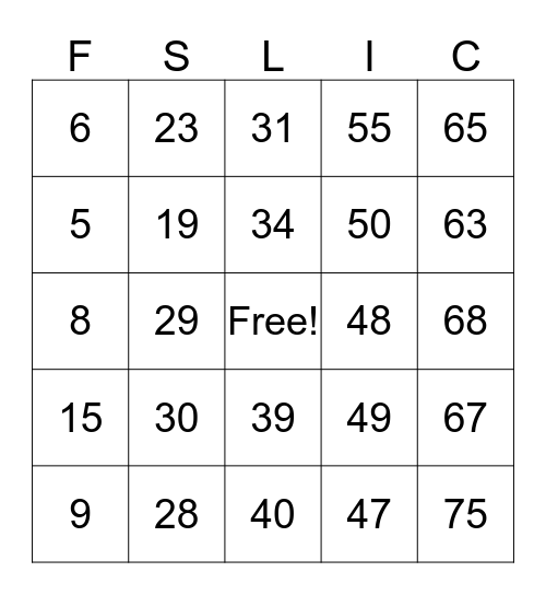 50 Years of Customer Service Bingo Card