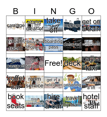 Module 3 Travel & Holiday Bingo Card