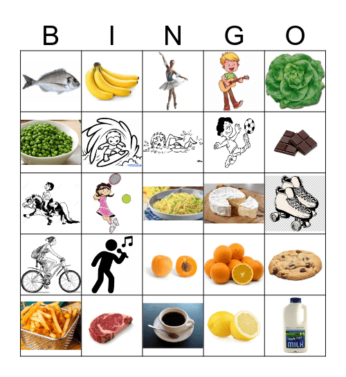 Vocabulary Bingo Card