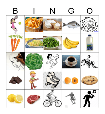 Vocabulary Bingo Card