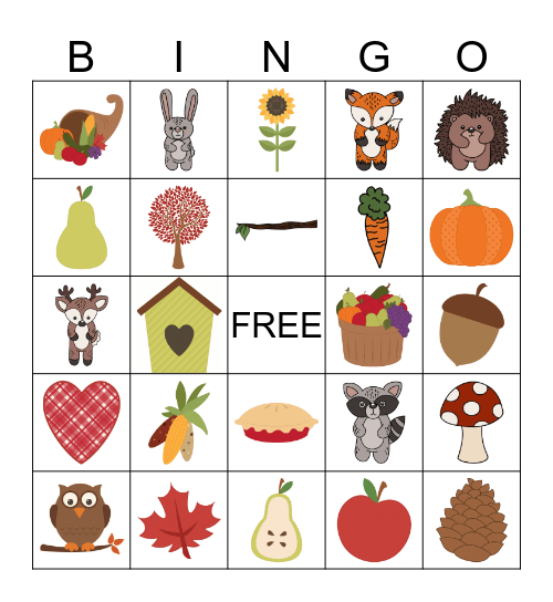 RECESS BINGO Card