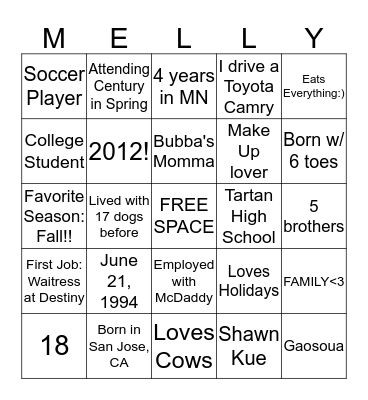 Win Candy w/ Bingo Card