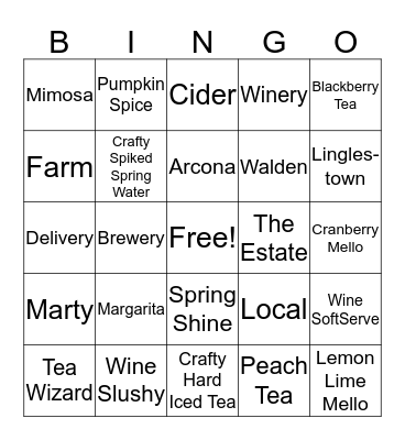 SpringGate Bingo Card