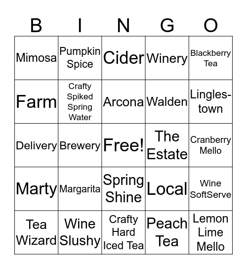 SpringGate Bingo Card