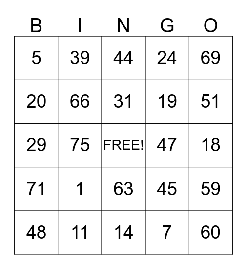 In April, play BINGO w/ At Home Healthcare! Numbers will be announced weekly; winning card holders should contact Vera: 903.930.4777 Bingo Card