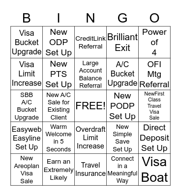 Operation LongHorn Bingo Card
