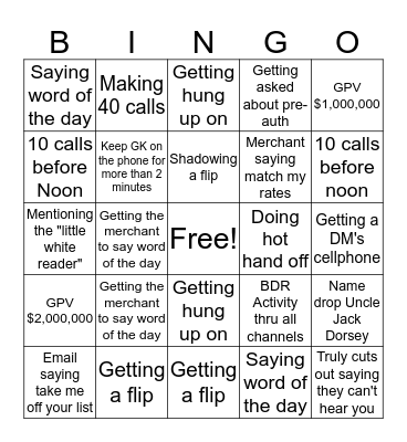 Friday Bingo Blitz Bingo Card