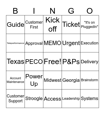 Stream Email Bingo Card