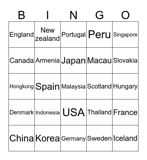 JOHNNY SUH Bingo Card