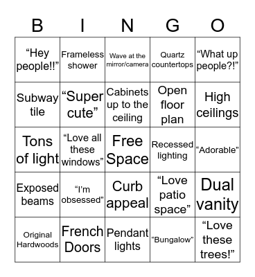 Steph Bingo Card