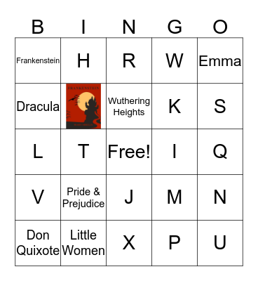 Book Bingo Card