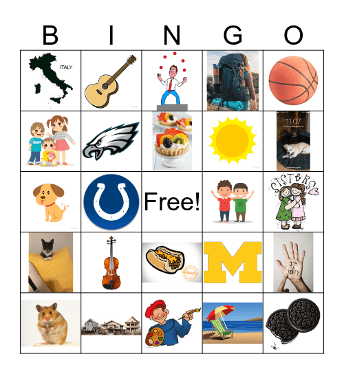 Get To Know You Bingo! Bingo Card