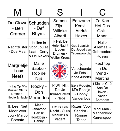 104 Bingo Card