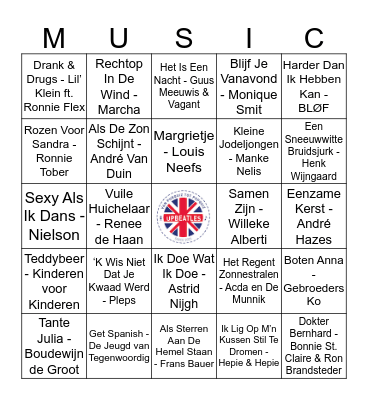 116 Bingo Card