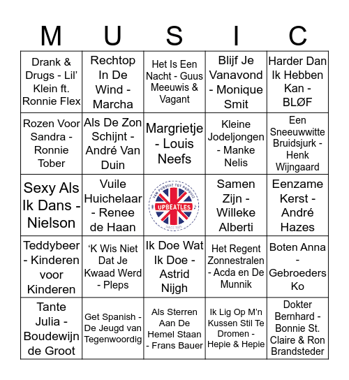 116 Bingo Card