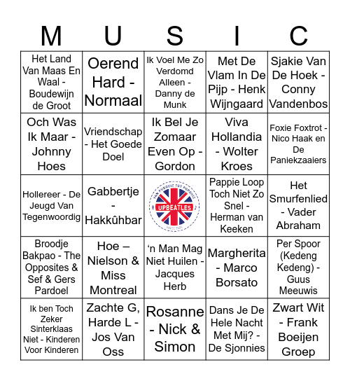 203 Bingo Card