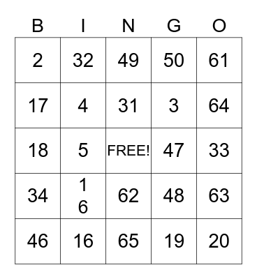 APLHA FAMILY NIGHT Bingo Card