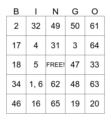 APLHA FAMILY NIGHT Bingo Card