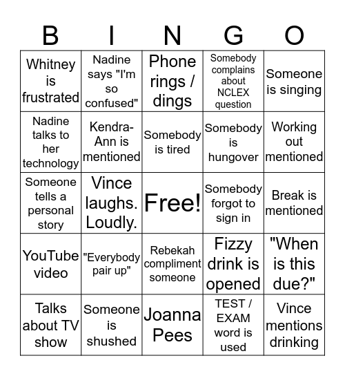 There are no winners, only losers. Bingo Card