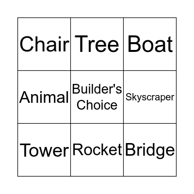 Building Bingo Card