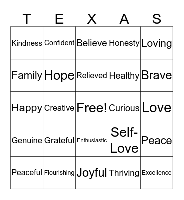 Bingo Night  Bingo Card