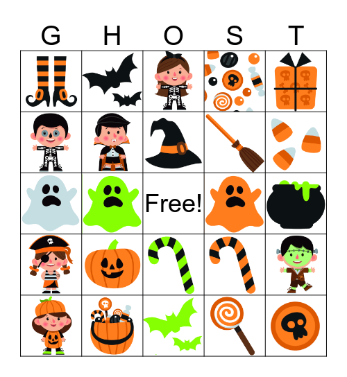 Boo Bingo Card