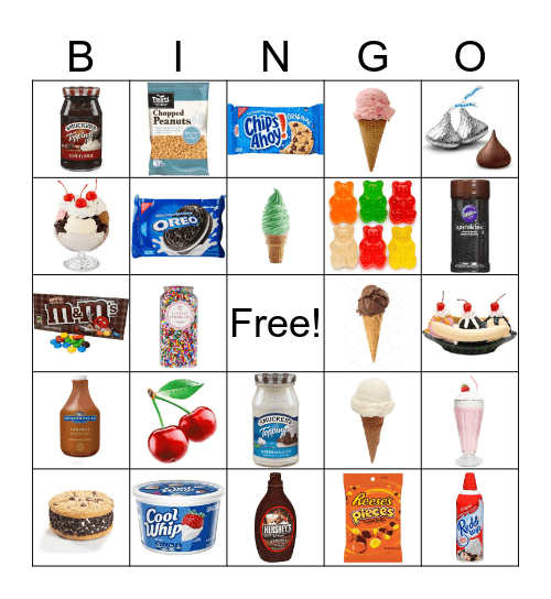 Madeline's Ice Cream Birthday Bingo! Bingo Card