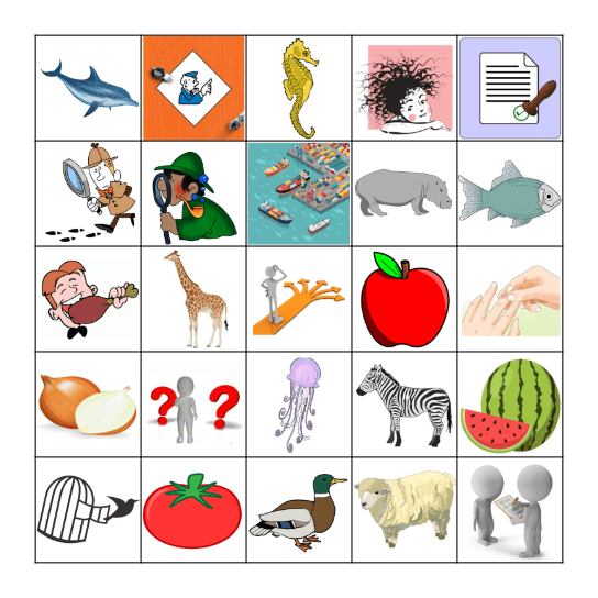 Vocabulary BINGO Card